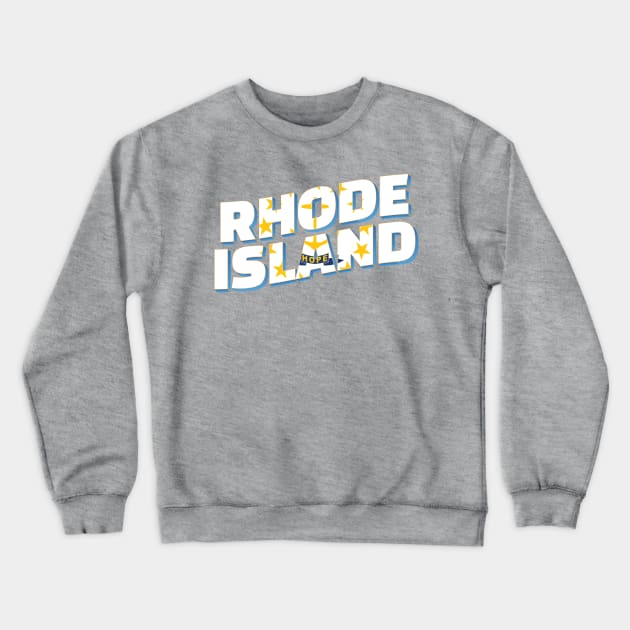 Rhode Island vintage style retro souvenir Crewneck Sweatshirt by DesignerPropo